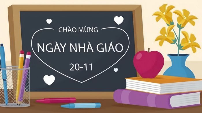 Thu hút ánh nhìn với những background sáng tạo cho ngày lễ 20/11