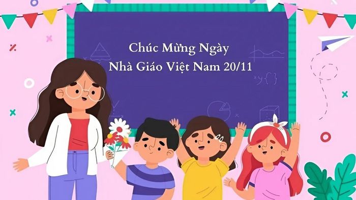 Chia sẻ tấm lòng tri ân thầy cô lớp mầm qua những mẫu background đẹp mắt