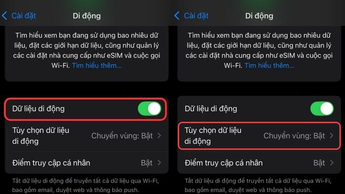 Hướng dẫn bật mạng 5G trên iPhone - Bước 2