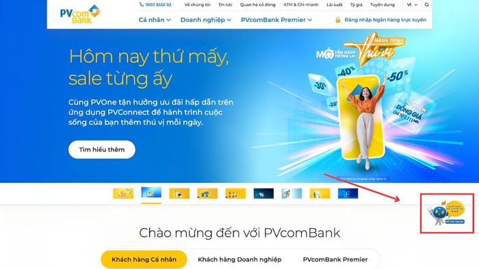 Tổng đài PVcomBank có thể liên hệ qua biểu mẫu trên website