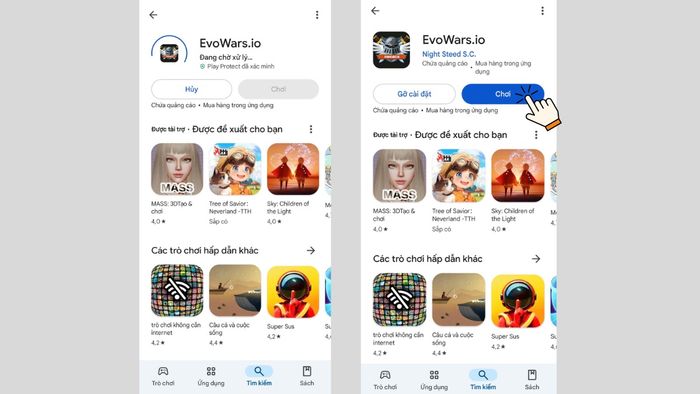 Hướng dẫn tải Evowars.io cho điện thoại - Bước 3