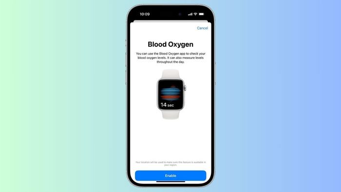 Cài đặt tính năng đo Oxy trên iPhone