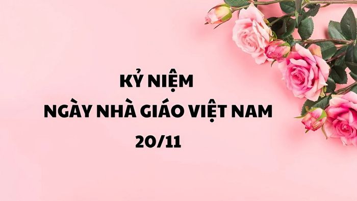 Mẫu background 20/11 thu hút mọi ánh nhìn với thiết kế ấn tượng