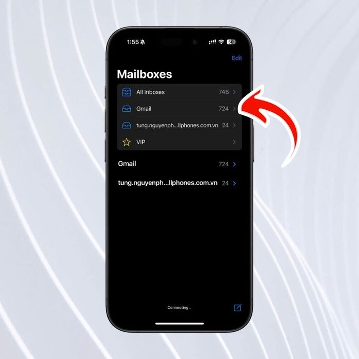 Cách thêm tài khoản email vào Apple Mail trên iPhone - Bước 8