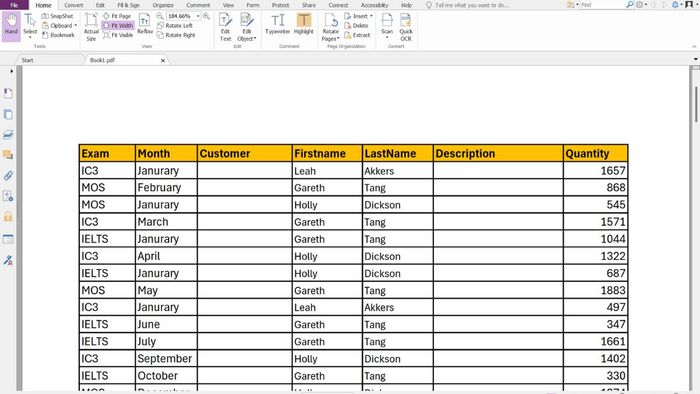 Cách thức tách sheet trong Excel thành các file PDF riêng lẻ