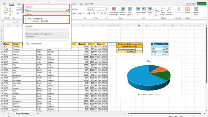 Cách thực hiện tách sheet trong Excel thành các file Excel riêng biệt