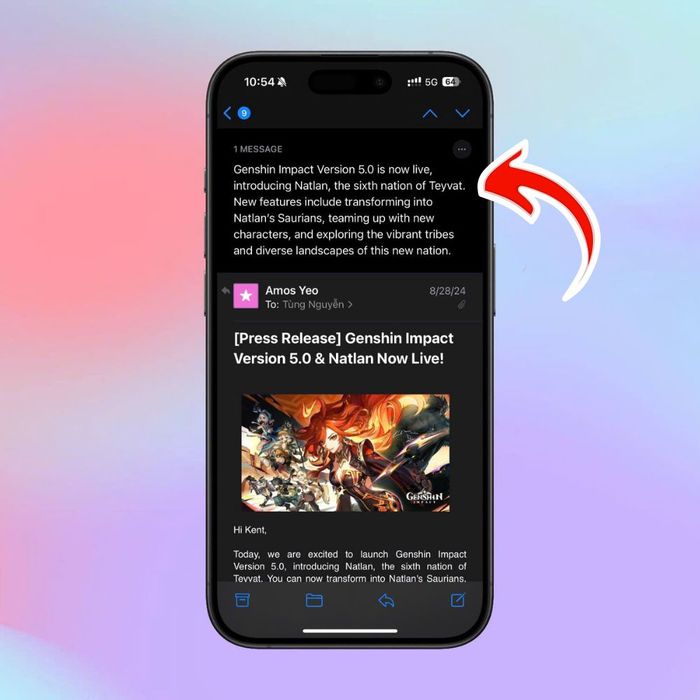 Hướng dẫn tóm tắt email nhanh chóng với Apple Intelligence trên iOS 18.1 5