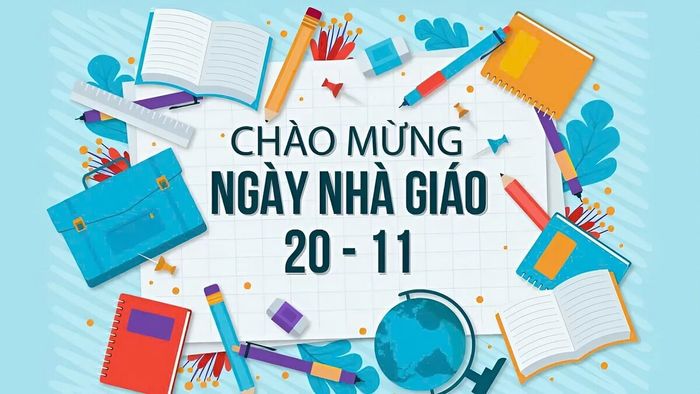Các mẫu background 20/11 sáng tạo và đầy cảm xúc