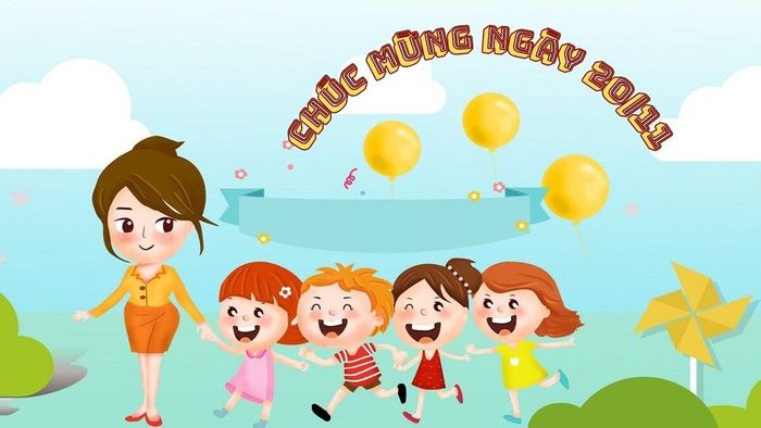 Tạo hình ảnh sinh động, đẹp mắt cho ngày 20/11 tại mầm non