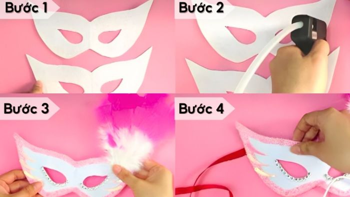 Hướng dẫn làm mặt nạ Halloween từ vải nỉ