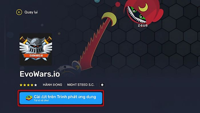 Hướng dẫn tải Evowars.io trên máy tính - Bước 4