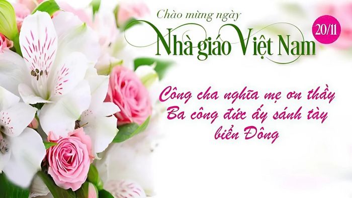 Hình ảnh tuyệt đẹp dành cho ngày lễ kỷ niệm 20/11
