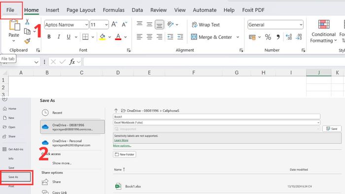 Hướng dẫn chuyển sheet trong Excel thành các file PDF độc lập