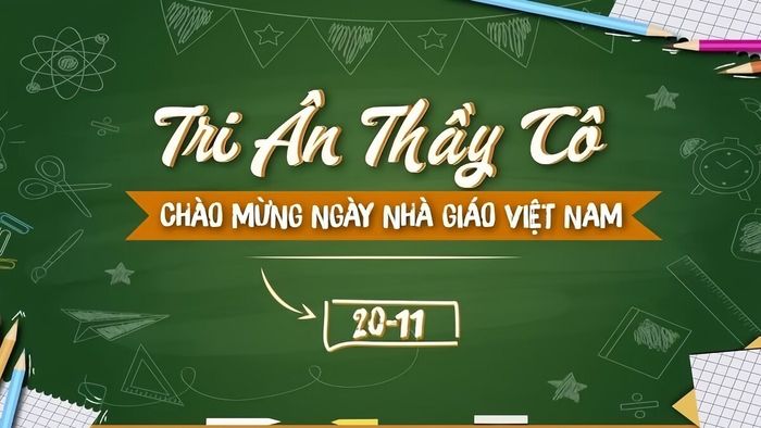 Các mẫu background 20/11 mang tính gần gũi và ấm áp