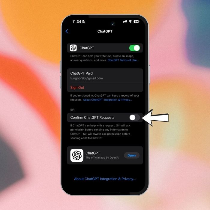 Hướng dẫn tắt xác nhận của Apple Intelligence 4