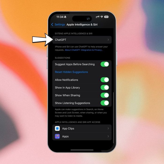 Hướng dẫn tắt xác nhận của Apple Intelligence 3