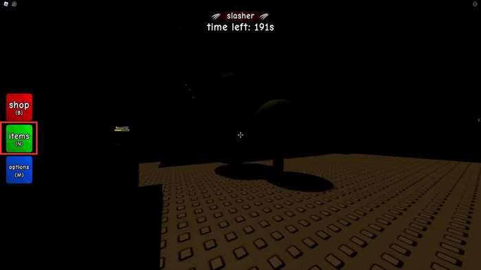 Hướng dẫn nhập mã code Untitled Tag Game - bước 3.