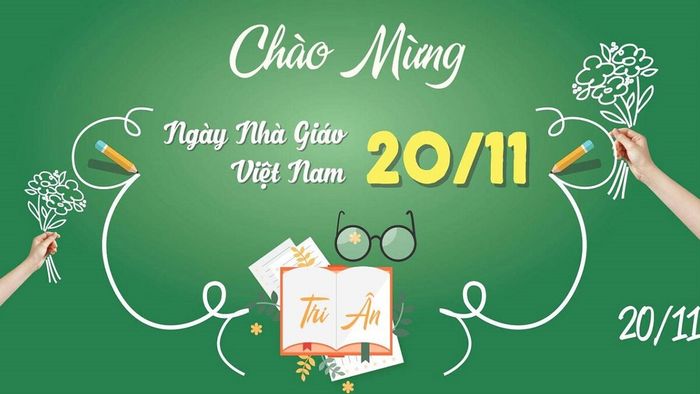 Những mẫu background 20/11 mang đậm ý nghĩa