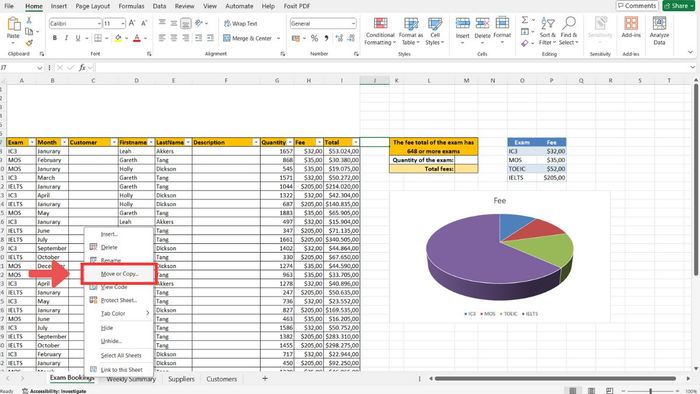 Chia các sheet trong Excel thành các file Excel riêng biệt