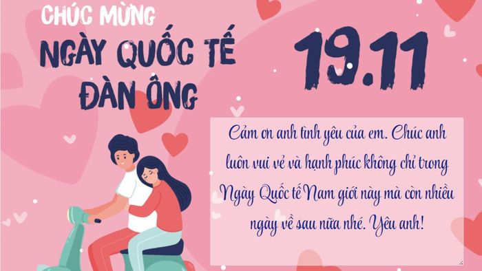 Thiệp chúc mừng Ngày Quốc tế Đàn ông phiên bản 27