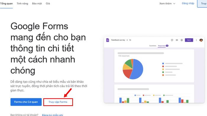 cách khóa Google Form