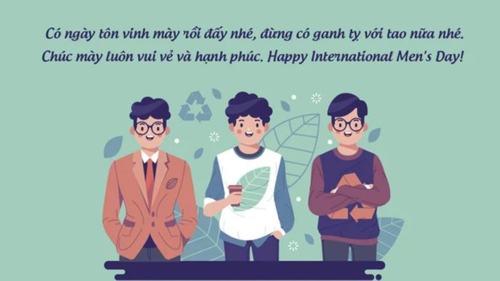Thiệp chúc mừng Ngày Quốc tế Đàn ông phiên bản 20