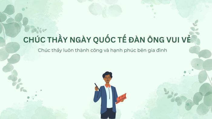 Thiệp chúc mừng Ngày Quốc tế Đàn ông phiên bản 46