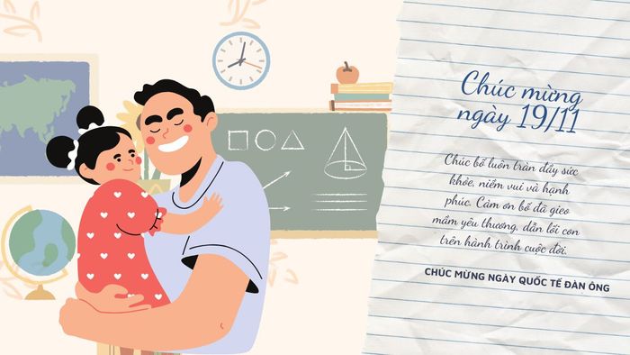 Thiệp chúc mừng Ngày Quốc tế Đàn ông phiên bản 3