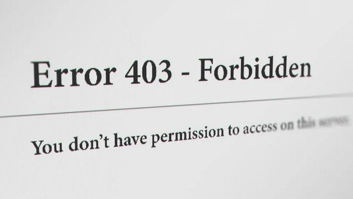 Lỗi 403 Forbidden có nghĩa là gì?