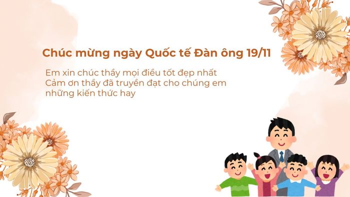 Thiệp chúc mừng Ngày Quốc tế Đàn ông phiên bản 43