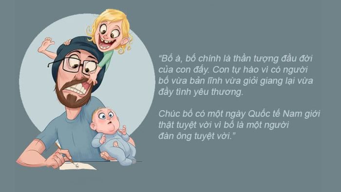 Thiệp chúc mừng Ngày Quốc tế Đàn ông phiên bản 8