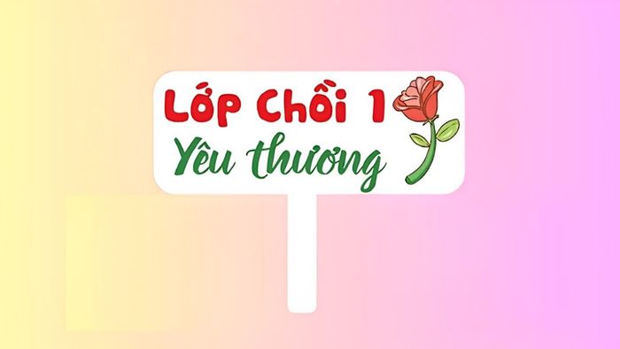 Hashtag 20/11 kết hợp với tên lớp để thể hiện sự đoàn kết