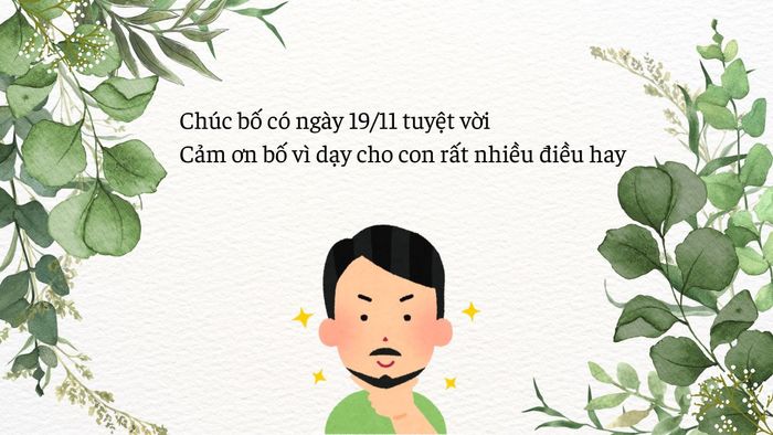 Thiệp chúc mừng Ngày Quốc tế Đàn ông phiên bản 7