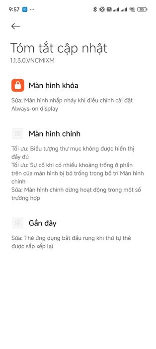 Chi tiết bản cập nhật trên Xiaomi 14
