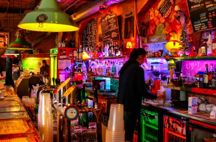 Szimpla Kert was the first ruin bar to open in Budapest, and it continues to be an iconic landmark of the city.