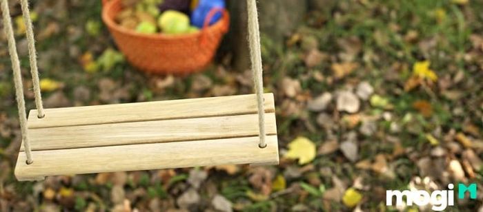 Xích đu gỗ Pallet mang lại vẻ đẹp giản dị và gần gũi cho không gian của bạn