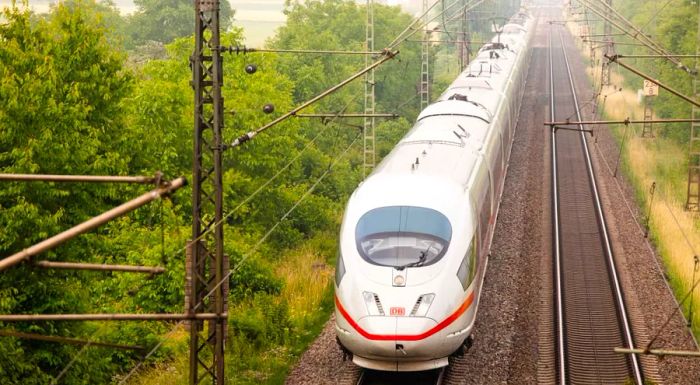 Germany’s Inter-City Express trains are affectionately known as 'White Worms.'