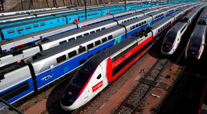 France’s TGV trains were the first high-speed rail service in Europe.