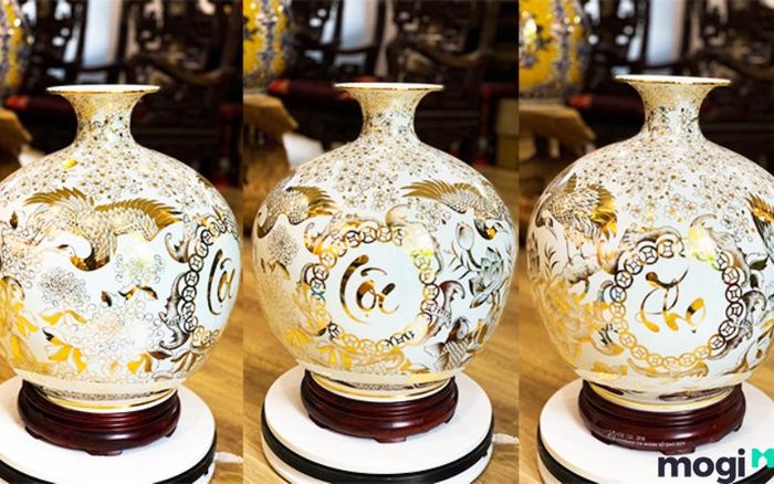 Mỗi họa tiết trên bình hút tài lộc đều mang một ý nghĩa riêng biệt