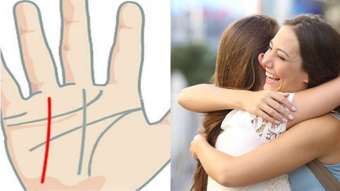 Phụ nữ có đường định mệnh cắt ngang đường sinh đạo sẽ nhận được nhiều sự hỗ trợ từ gia đình và bạn bè trong suốt cuộc đời.