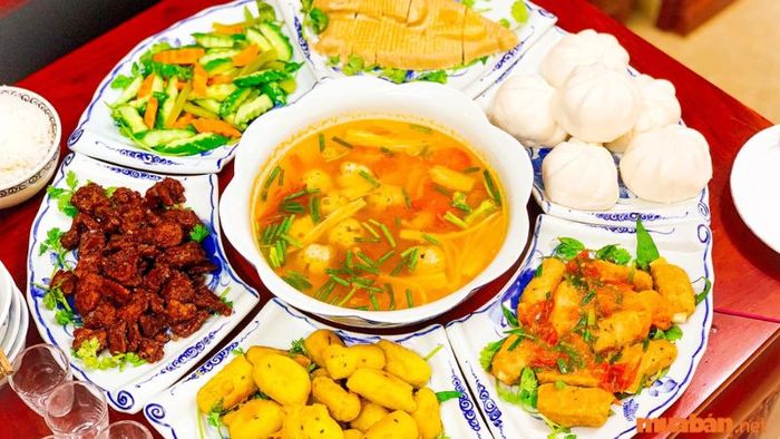 Hình ảnh mâm cúng chay cho Tết Thanh Minh