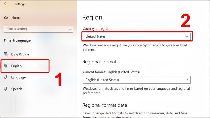Cách thay đổi ngôn ngữ trên máy tính Windows 10
