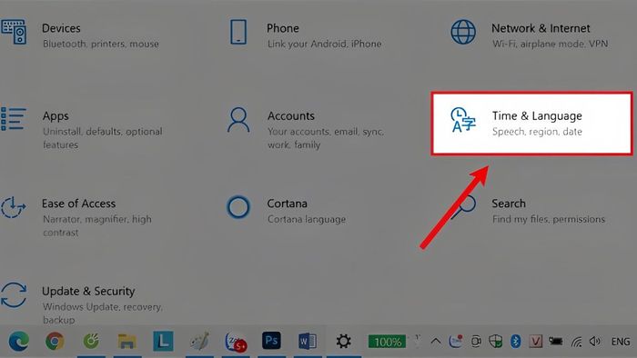 Hướng dẫn thay đổi ngôn ngữ trên máy tính Windows 10
