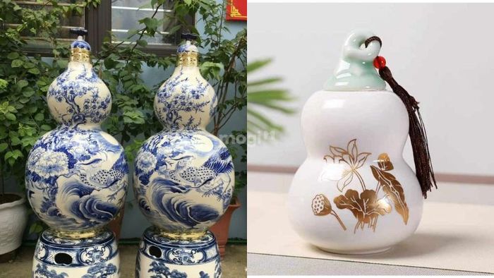 Hồ lô phong thủy làm từ sứ
