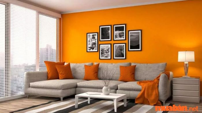 Ý nghĩa màu cam trong thiết kế nội thất