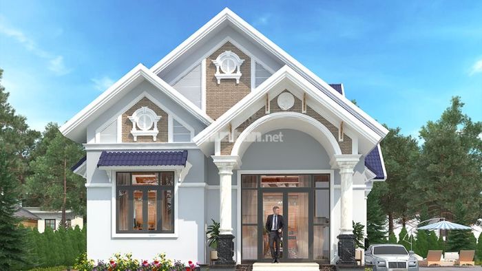 Kiểu nhà này là sự kết hợp hoàn hảo giữa lối kiến trúc cổ điển và hiện đại.