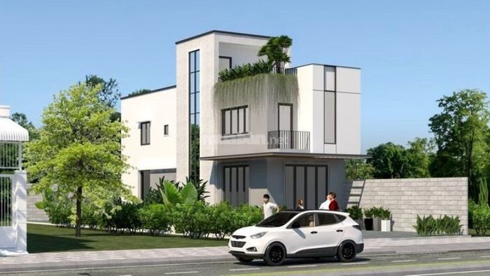 Một số điểm cần lưu ý khi thiết kế nhà 2 tầng 1 tum mái tôn