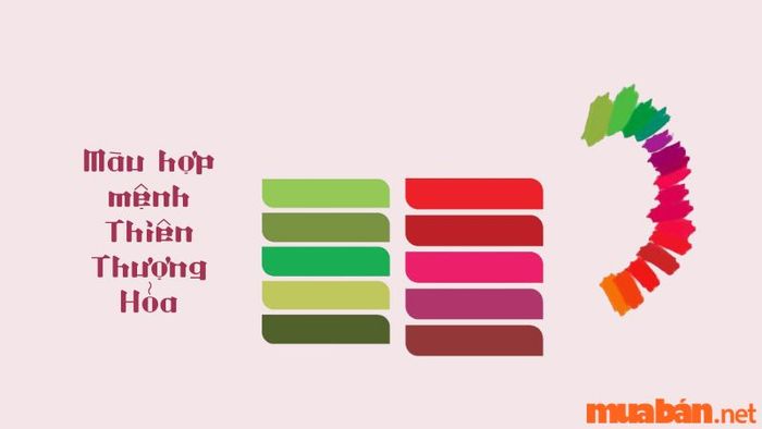 Màu sắc hợp với mệnh Thiên Thượng Hỏa