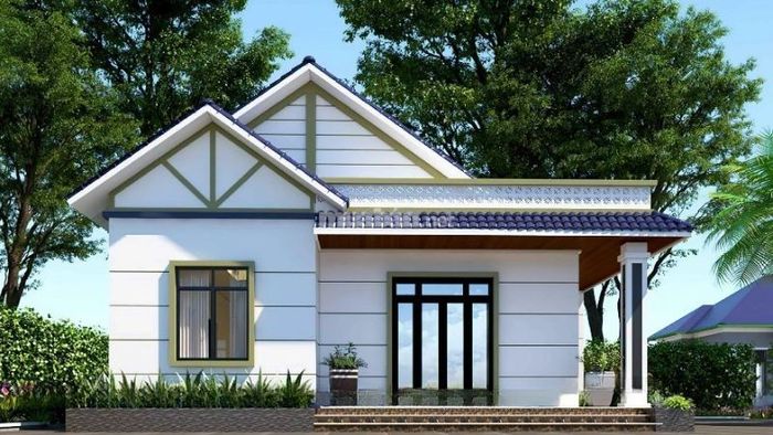 Nhà cấp 4 tân cổ điển mái Thái là sự lựa chọn lý tưởng cho những ai yêu thích sự thanh thoát và sang trọng.
