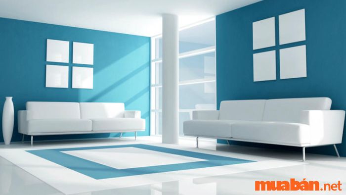 Dương Liễu Mộc nên ưu tiên các gam màu tươi sáng như xanh lam nhạt khi chọn màu sơn cho không gian sống.